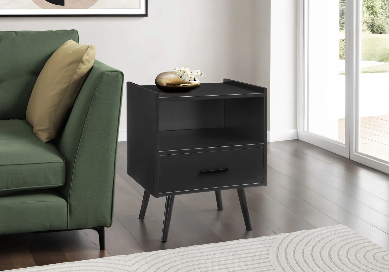 Loreto Black End Table - Thumbnail - Image 2