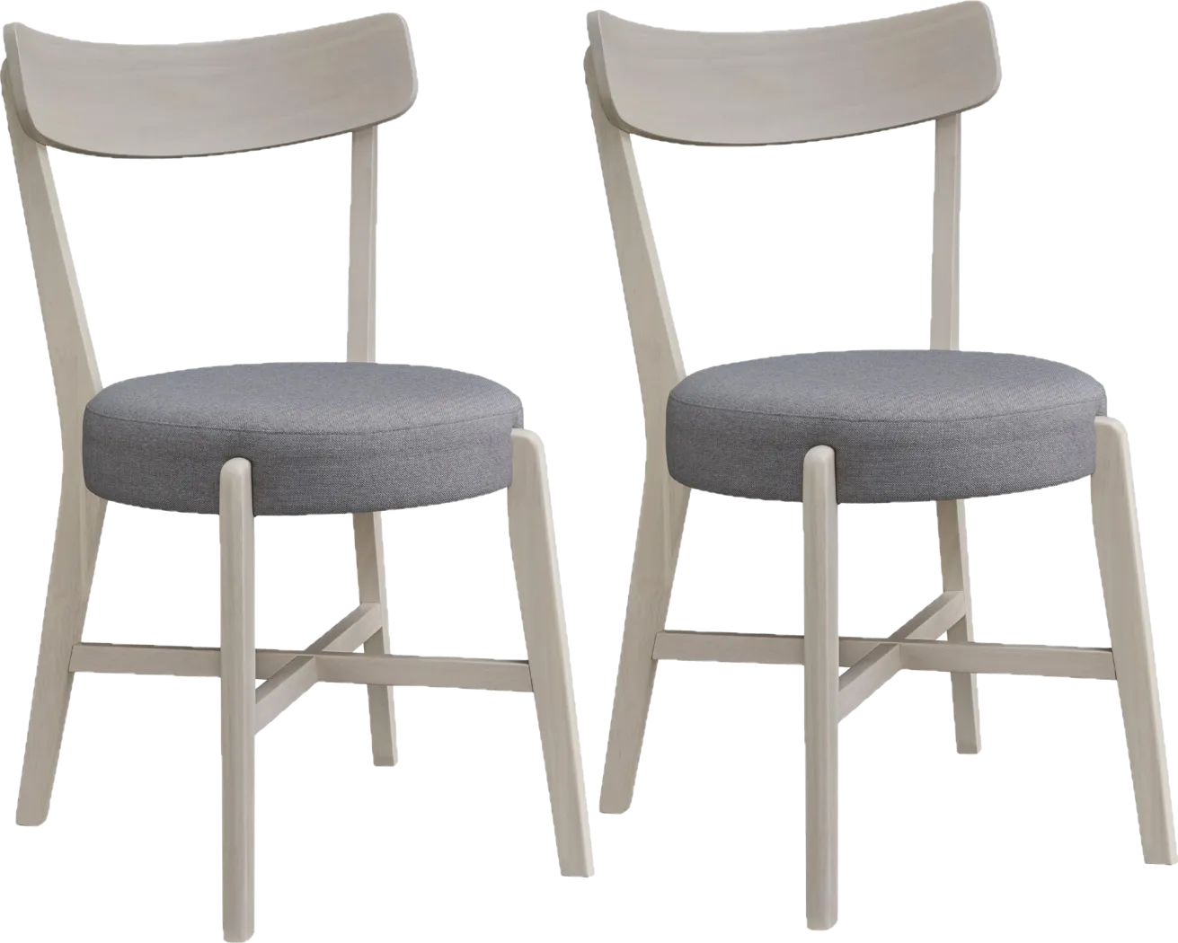 Lorfax Cream Dining Chair, Set of 2 - Thumbnail - Image 1