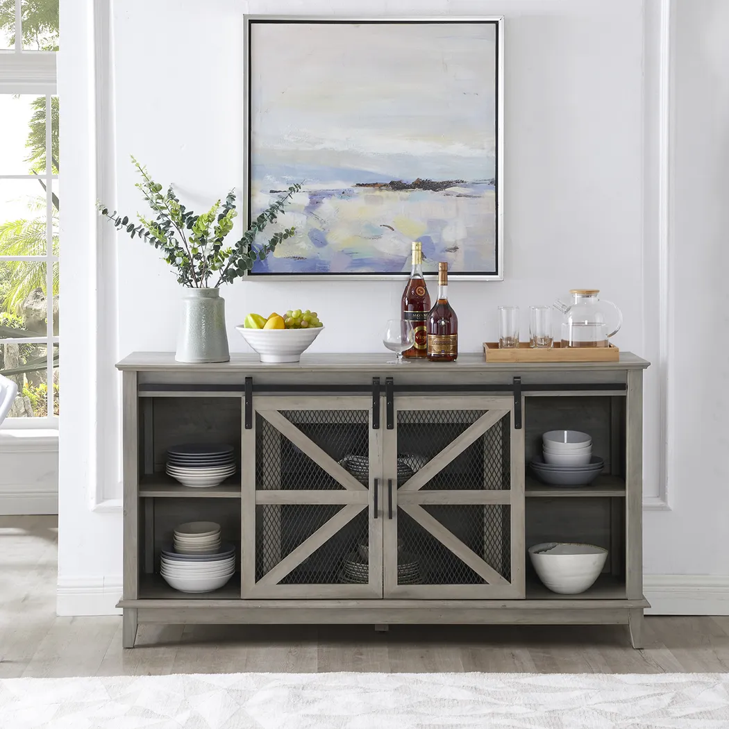 Loril Gray 60 in. Console - Thumbnail - Image 7