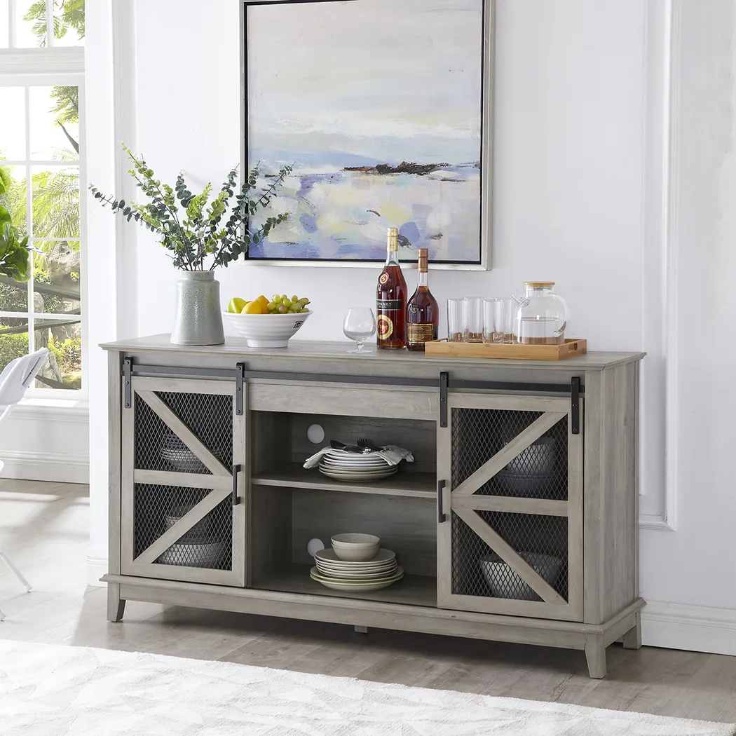 Loril Gray 60 in. Console - Thumbnail - Image 9