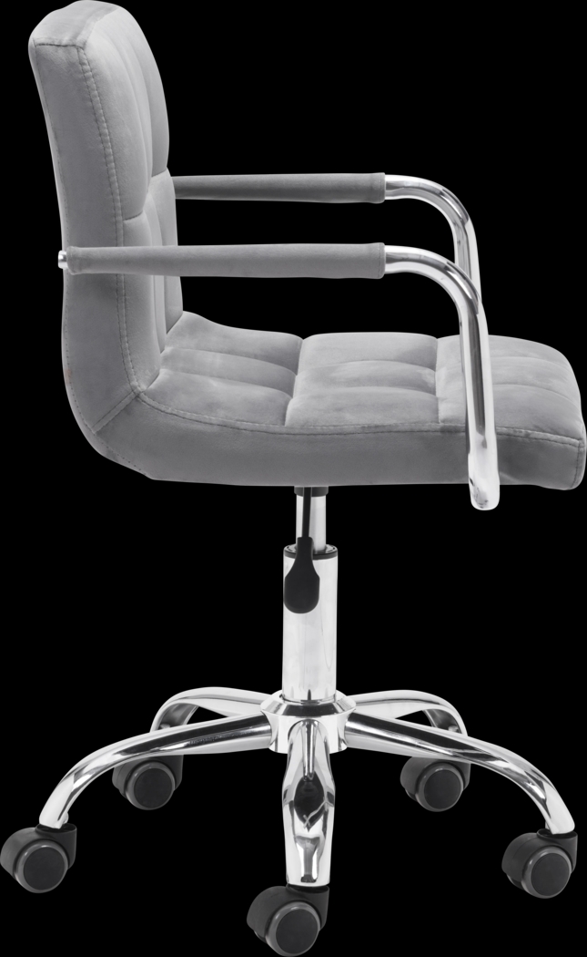 Loringly Gray Office Chair - Thumbnail - Image 2