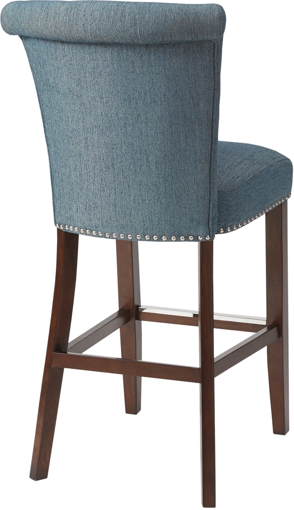 Lorio Blue Bar Stool - Thumbnail - Image 4