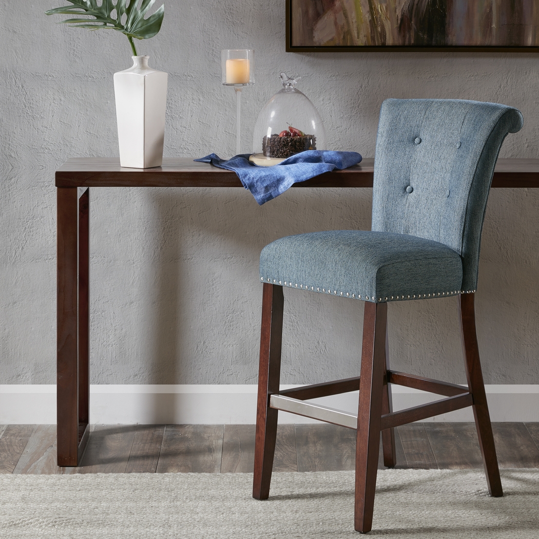 Lorio Blue Bar Stool - Thumbnail - Image 5