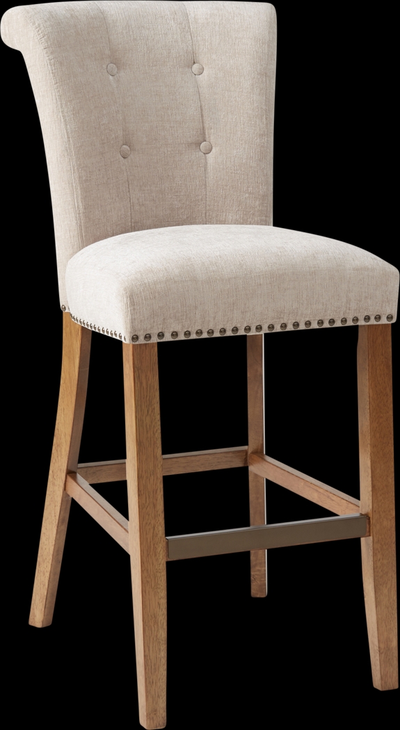 Lorio Cream Bar Stool - Thumbnail - Image 1