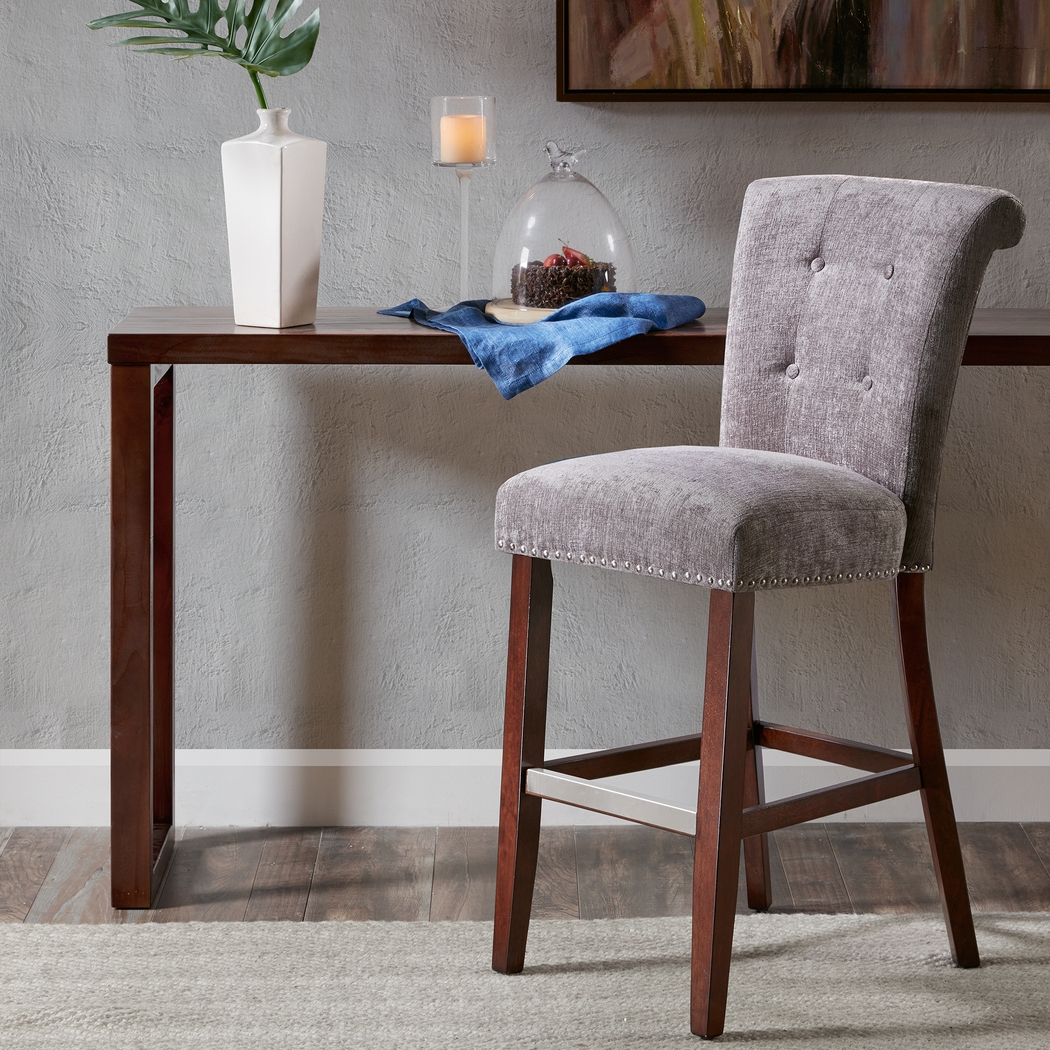 Lorio Gray Bar Stool - Thumbnail - Image 5