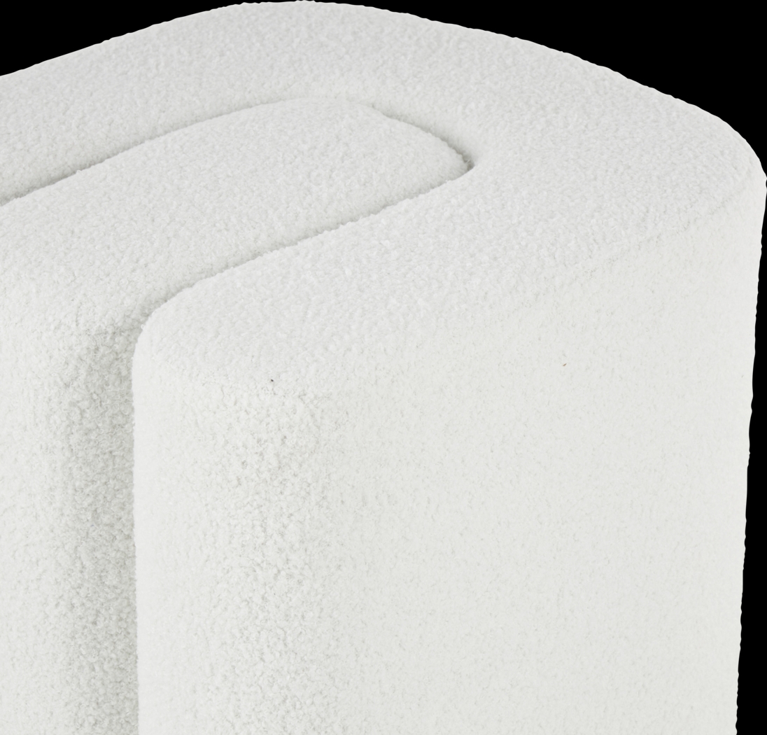 Lormi White Ottoman - Thumbnail - Image 4