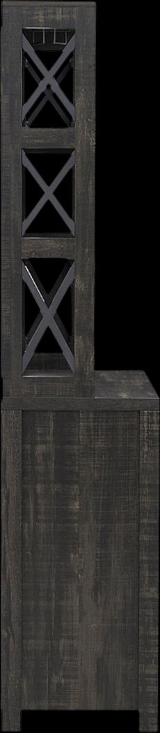 Loron Charcoal Bar Cabinet - Thumbnail - Image 3