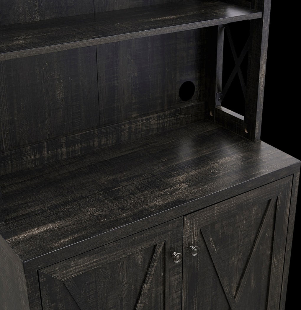 Loron Charcoal Bar Cabinet - Thumbnail - Image 5