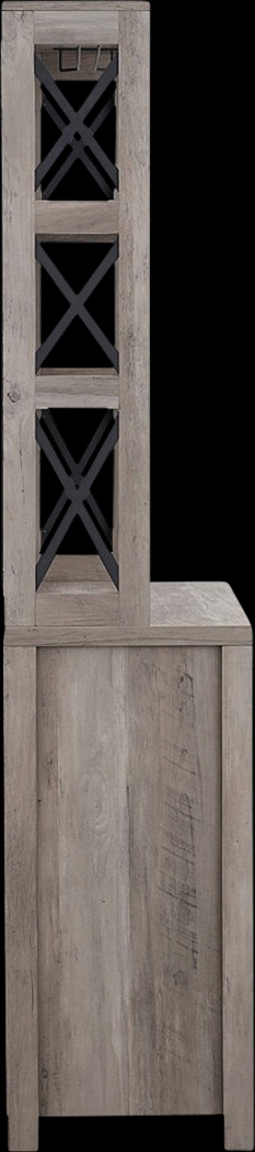 Loron Gray Bar Cabinet - Thumbnail - Image 3
