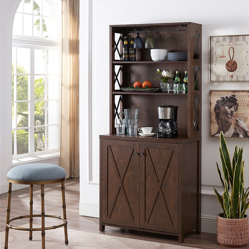 Loron Mahogany Bar Cabinet - Thumbnail - Image 6