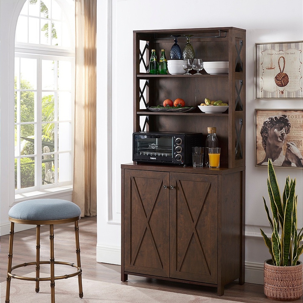 Loron Mahogany Bar Cabinet - Thumbnail - Image 7