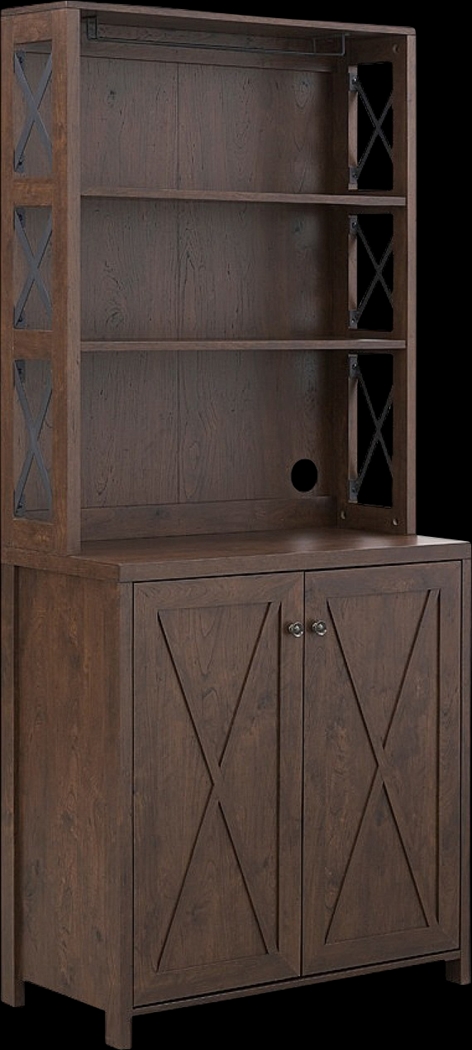 Loron Mahogany Bar Cabinet - Thumbnail - Image 1