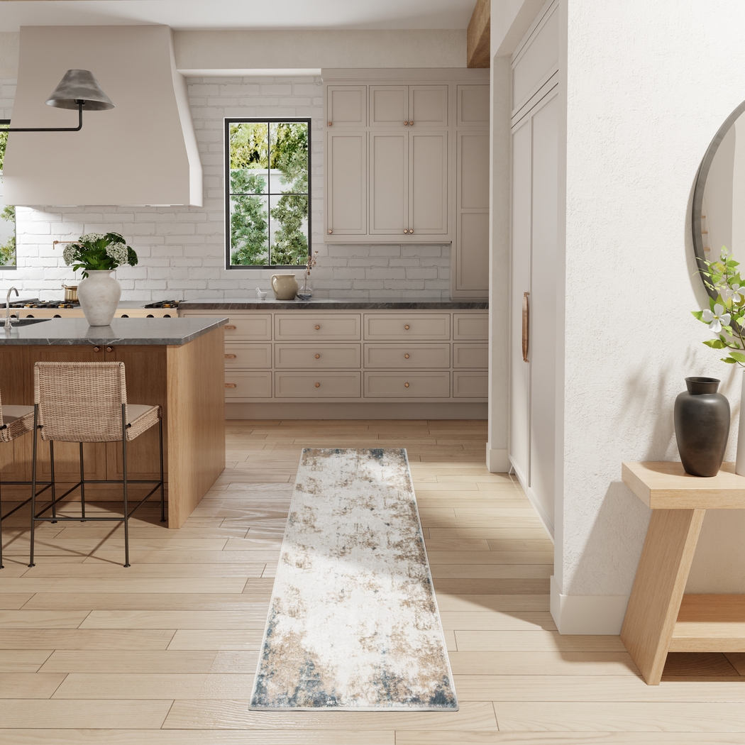 Lorsan Taupe/Multi 2'3 x 7'6 Runner Rug - Thumbnail - Image 2