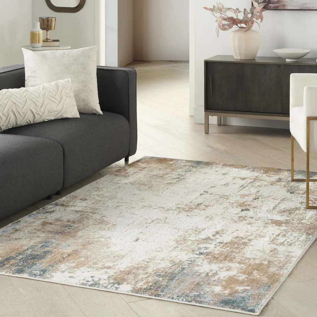 Lorsan Taupe/Multi 9' x 12' Rug - Thumbnail - Image 2