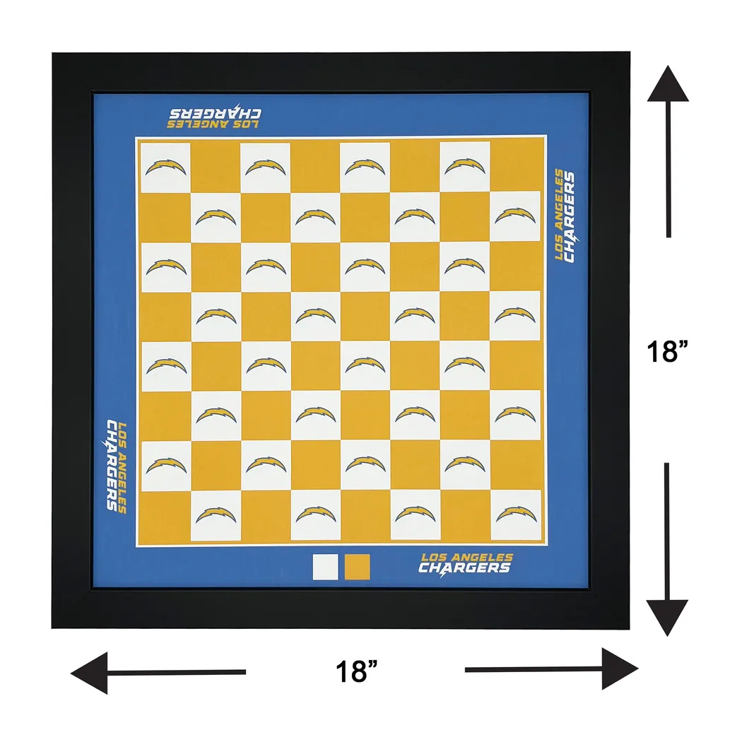 Los Angeles Chargers Wall Chess Set - Thumbnail - Image 6