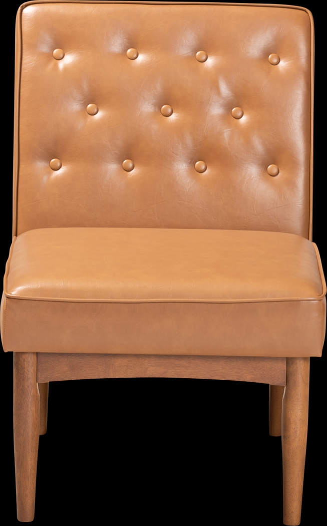 Losee Beige Side Chair - Thumbnail - Image 2