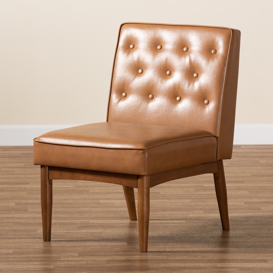 Losee Beige Side Chair - Thumbnail - Image 8