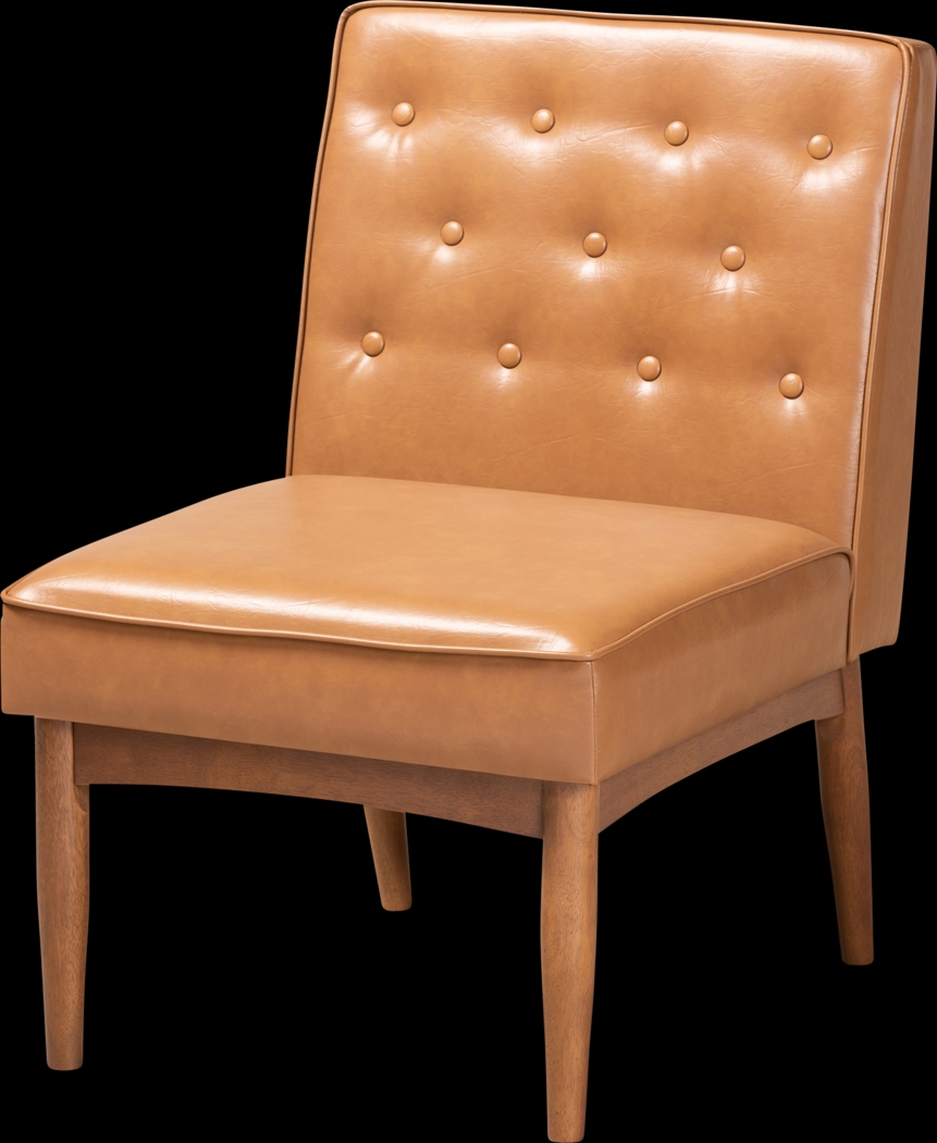 Losee Beige Side Chair - Thumbnail - Image 1
