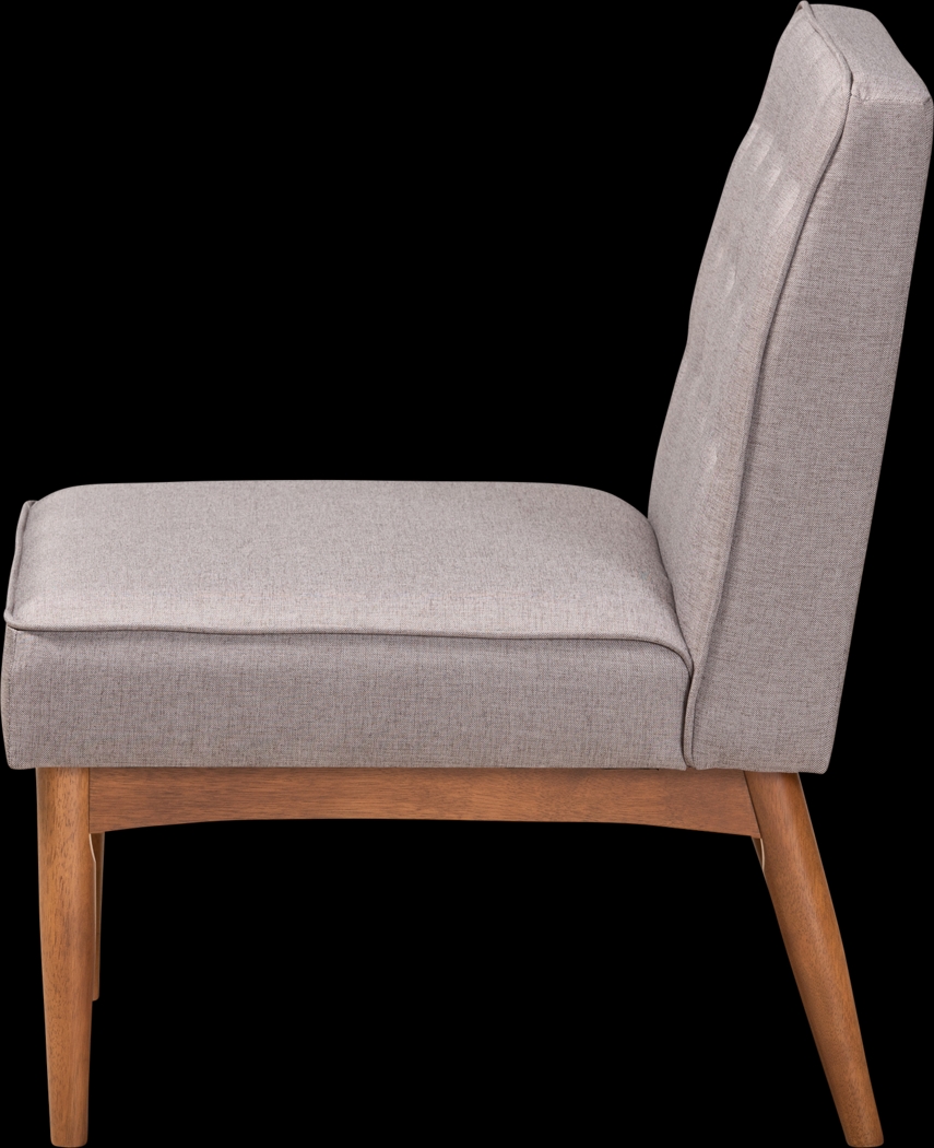Losee Gray Side Chair - Thumbnail - Image 3