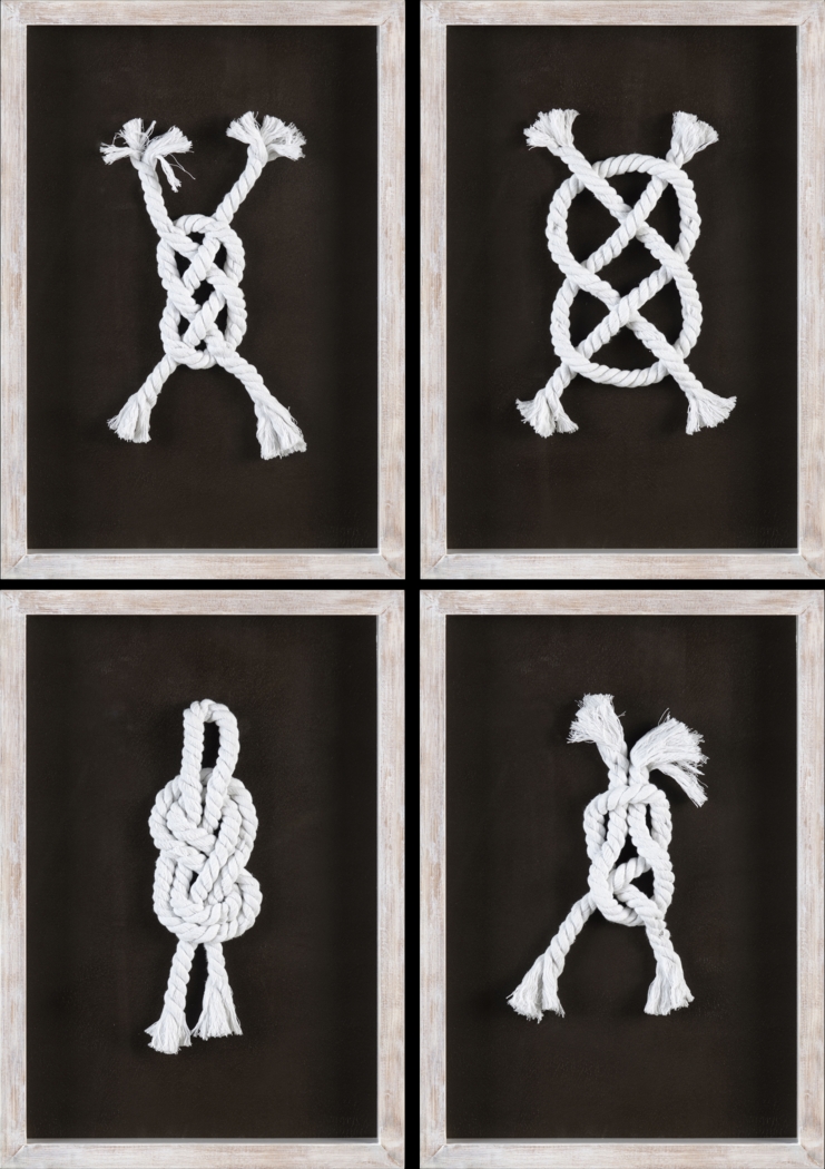 Losito Dark Gray Artwork, Set of 4 - Thumbnail - Image 1