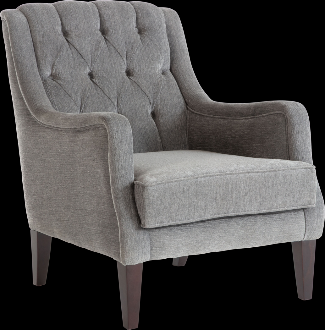 Loston Gray Accent Chair - Thumbnail - Image 1