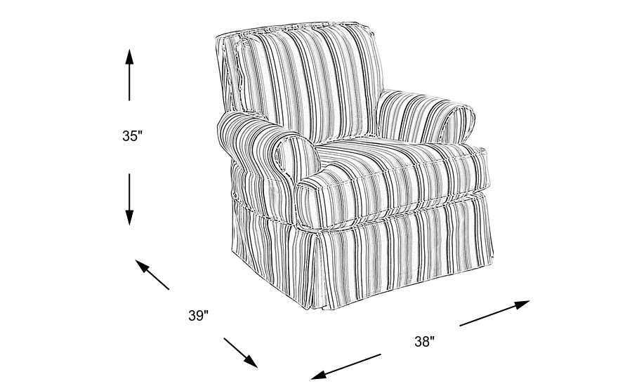 Dimension Image. Please refer to the Dimension Tab on this page for dimension details.