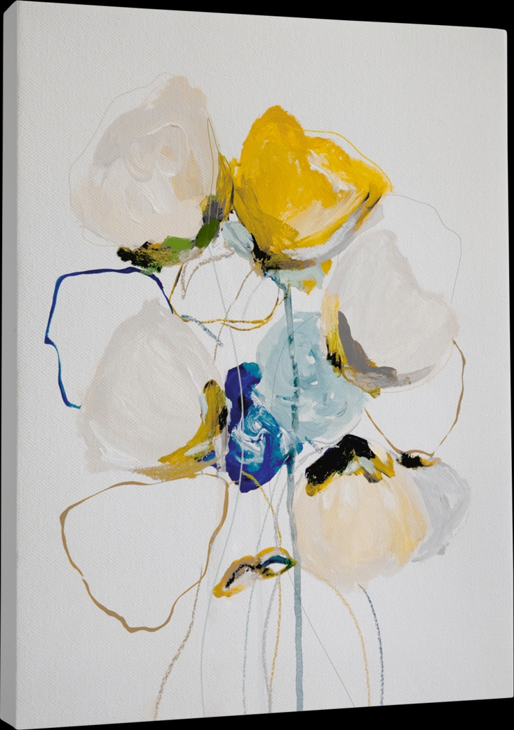 Lothrop Yellow Canvas Wall Art - Thumbnail - Image 1