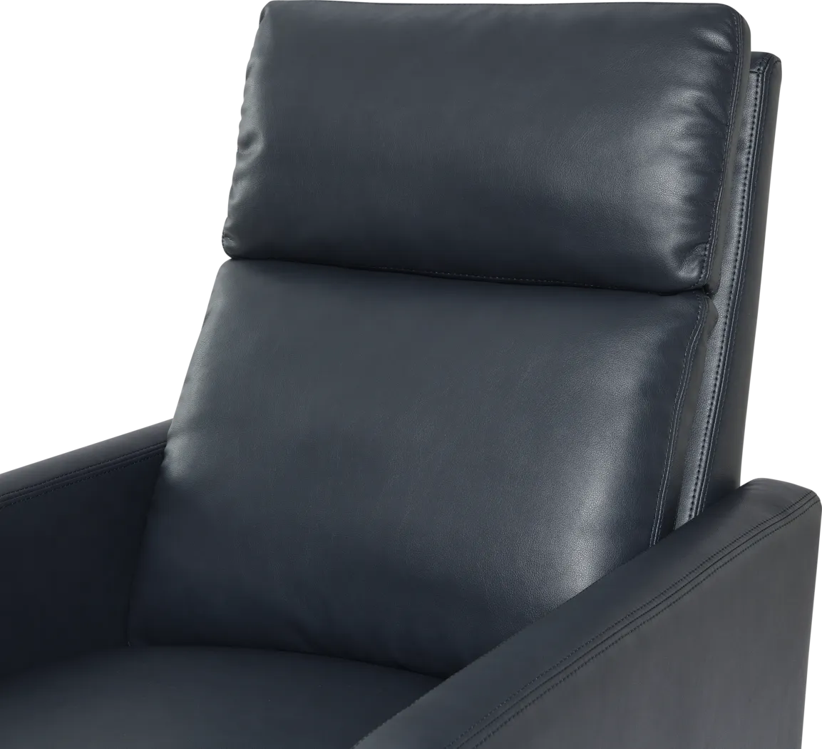 Lotoala Blue Push Back Recliner - Thumbnail - Image 13