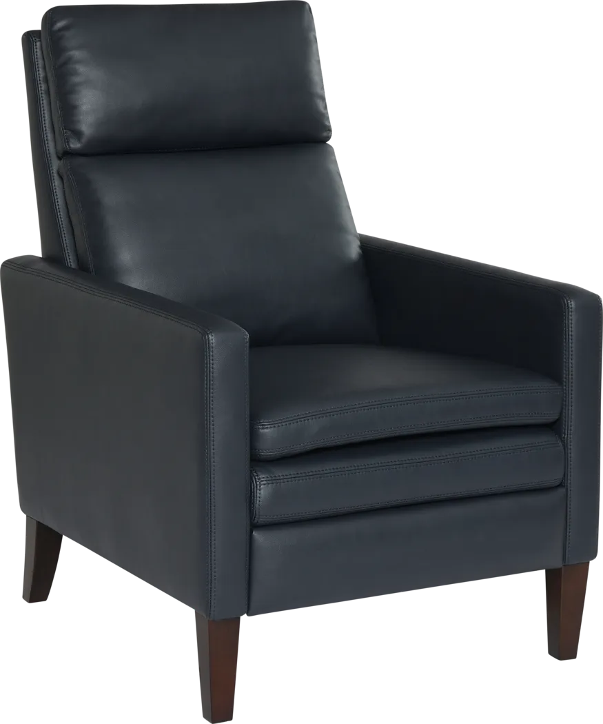 Lotoala Blue Push Back Recliner - Thumbnail - Image 1