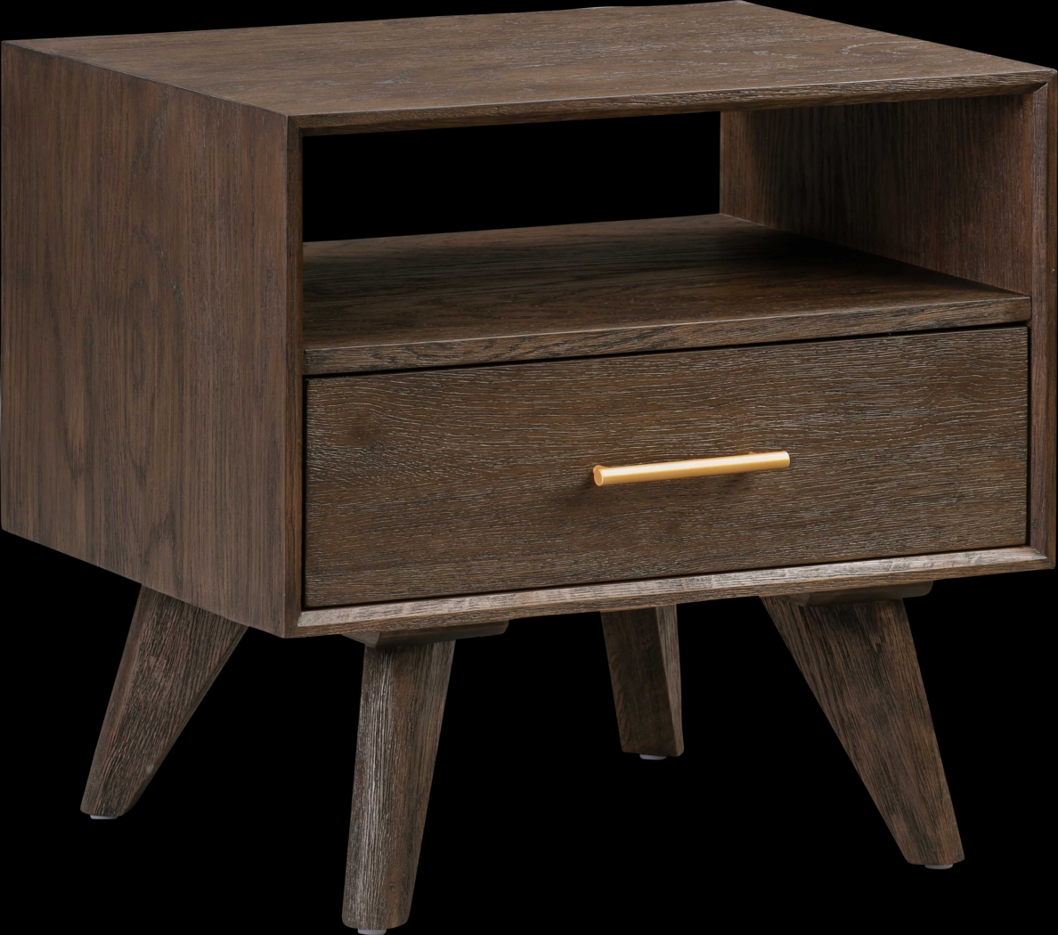 Lottera Brown Nightstand - Thumbnail - Image 1