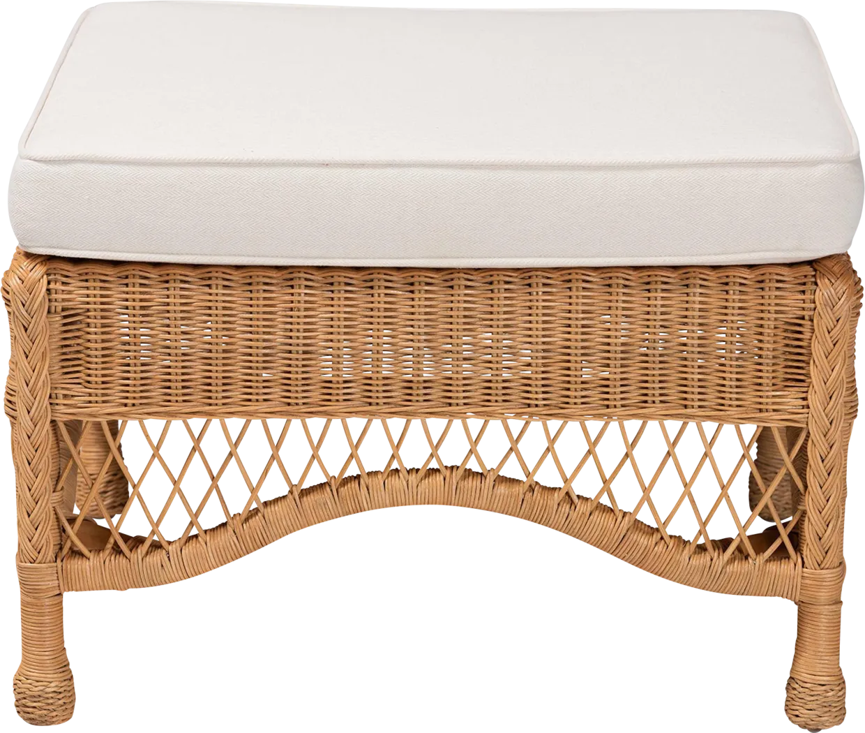 Lottville Brown Ottoman - Thumbnail - Image 3
