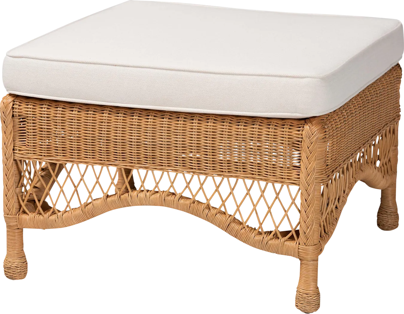 Lottville Brown Ottoman - Thumbnail - Image 1