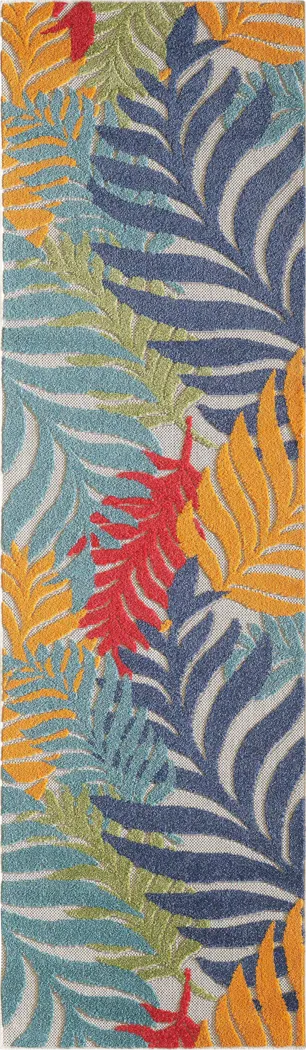 Louai Multi 2'2 x 7'6 Indoor/Outdoor Runner - Thumbnail - Image 3