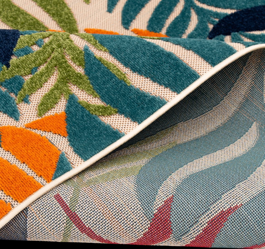 Louai Multi 5'3 x 7' Indoor/Outdoor Rug - Thumbnail - Image 11