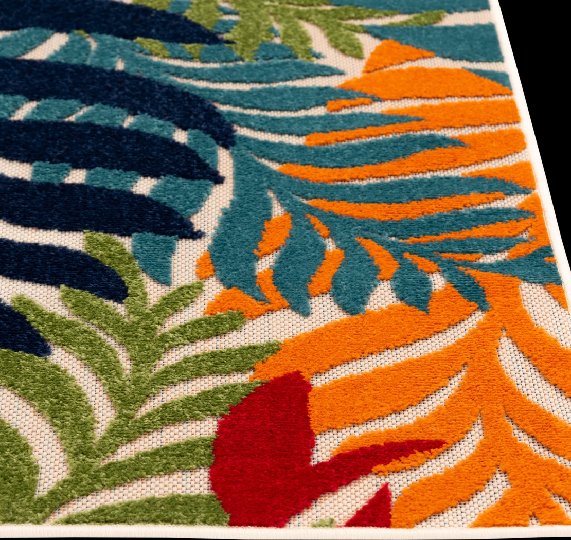 Louai Multi 5'3 x 7' Indoor/Outdoor Rug - Thumbnail - Image 4