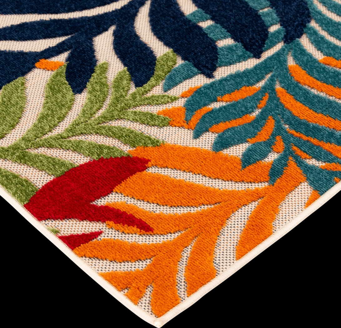 Louai Multi 5'3 x 7' Indoor/Outdoor Rug - Thumbnail - Image 5