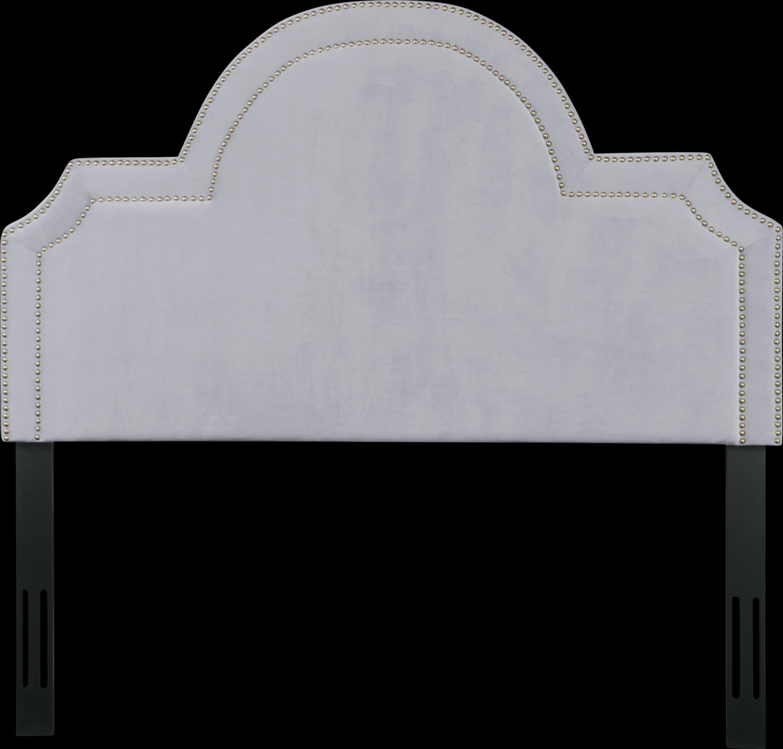 Louella Gray King Upholstered Headboard - Thumbnail - Image 1