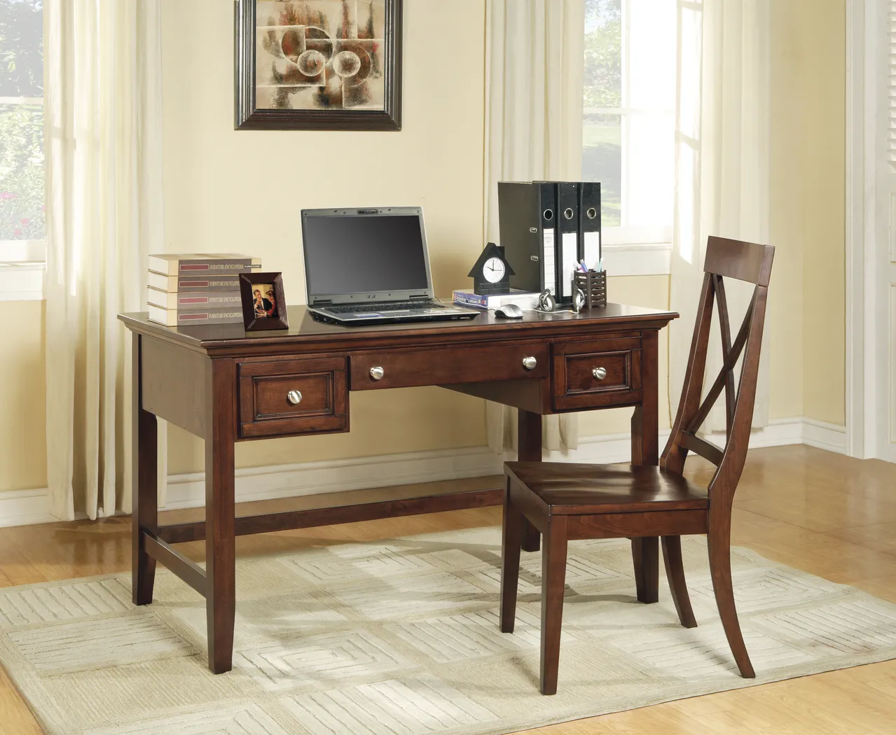 Louisville Cherry Desk and Chair - Thumbnail - Image 1