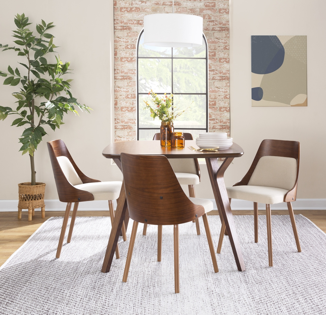 Loung I Cream 5 Pc Dining Set - Thumbnail - Image 2