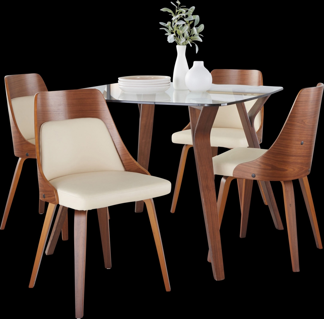 Loung II Cream 5 Pc Dining Set - Thumbnail - Image 1