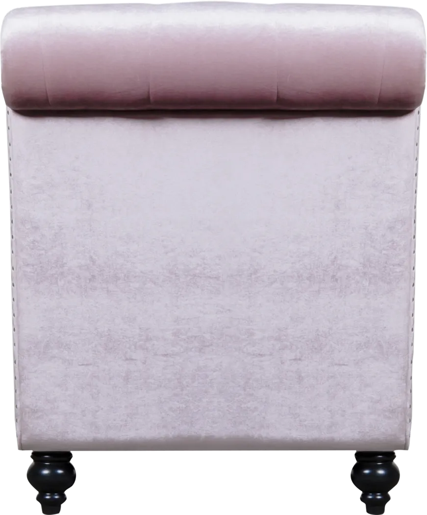 Lounge Chaise Pink with Fur Pillow - Thumbnail - Image 6