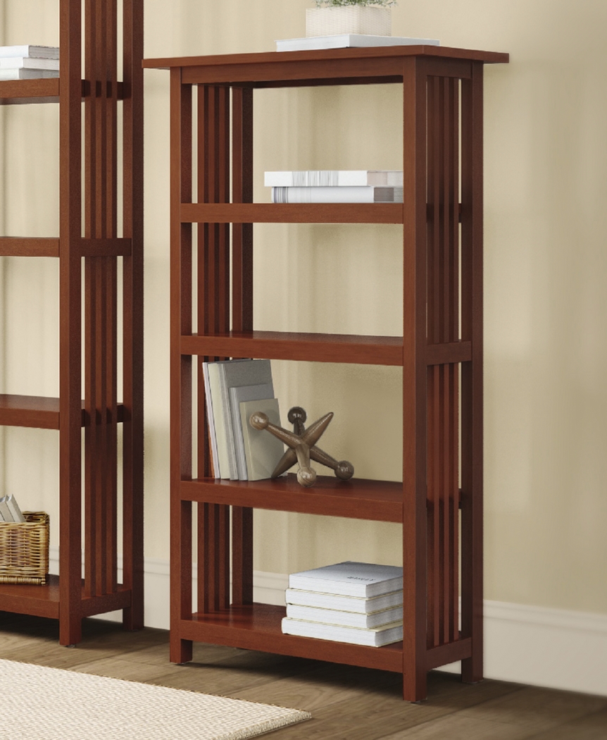 Lounsbury I Cherry Bookcase - Thumbnail - Image 2