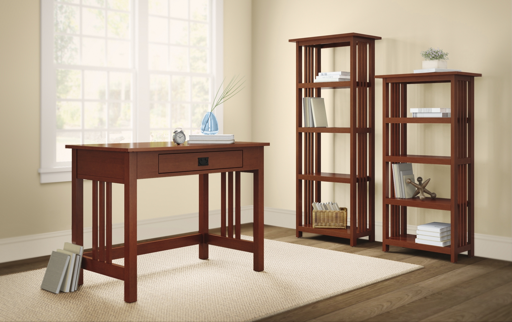 Lounsbury II Cherry Bookcase - Thumbnail - Image 3