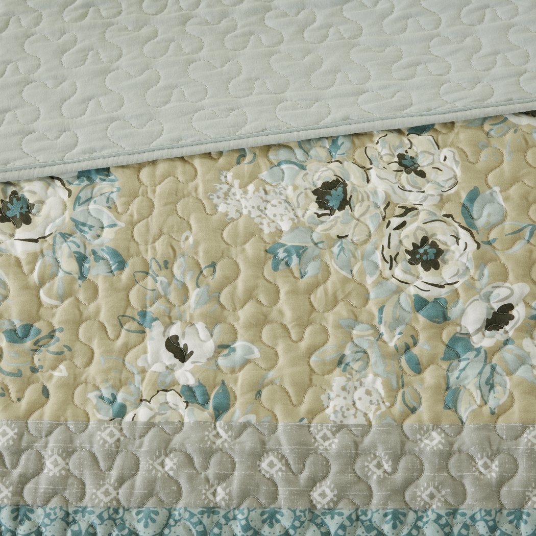 Louque Green 6 Pc King/California King Coverlet Set - Thumbnail - Image 6