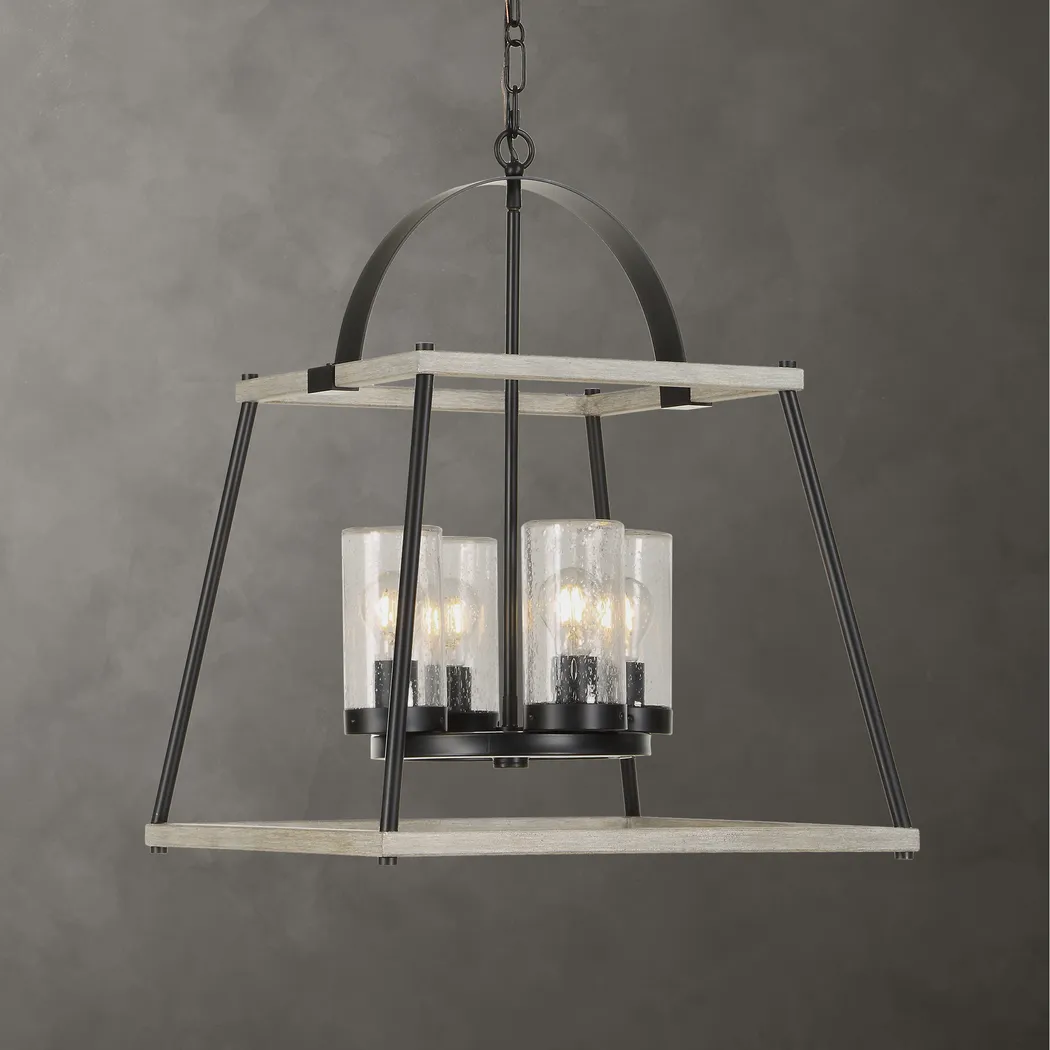 Lourberry Black Indoor/Outdoor Pendant - Thumbnail - Image 2