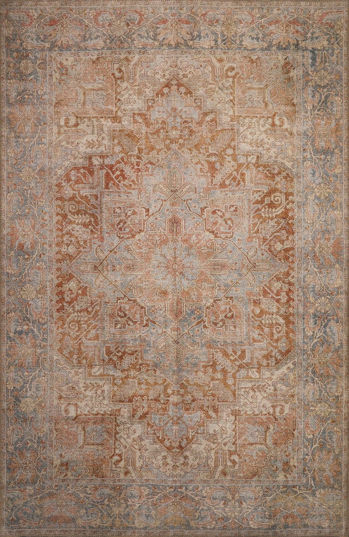 Lourcola Rust 5' x 7'6 Rug - Thumbnail - Image 1