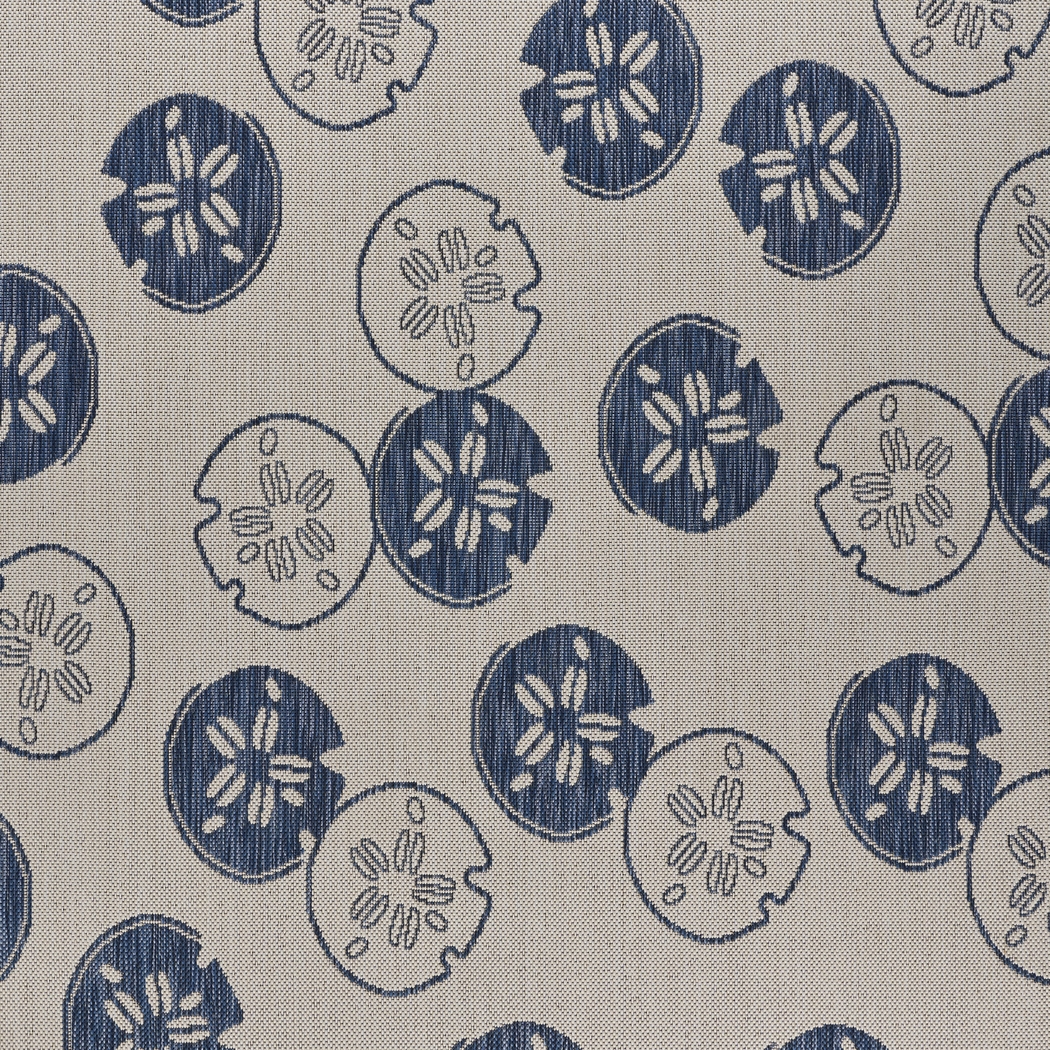 Lourcord Navy/Multi 5'3 x 7'3 Indoor/Outdoor Rug - Thumbnail - Image 6