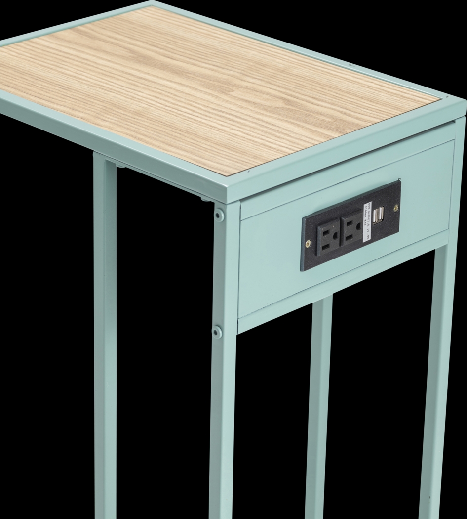Lousalane Blue End Table - Thumbnail - Image 3