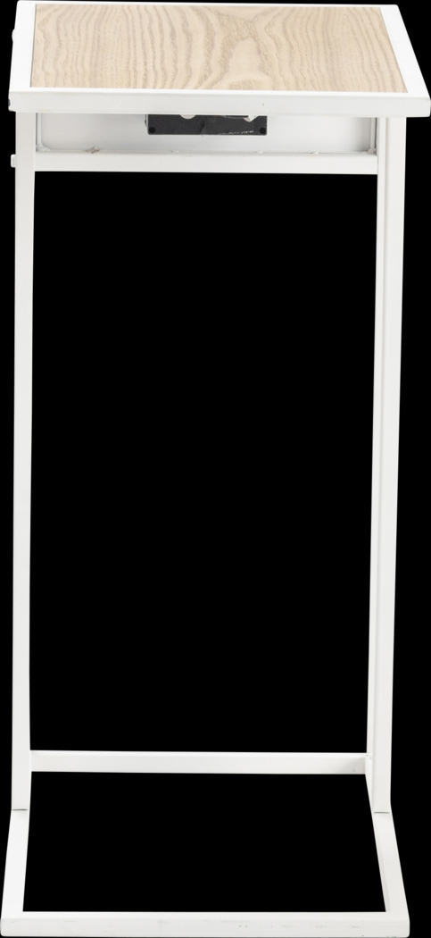 Lousalane White End Table - Thumbnail - Image 2