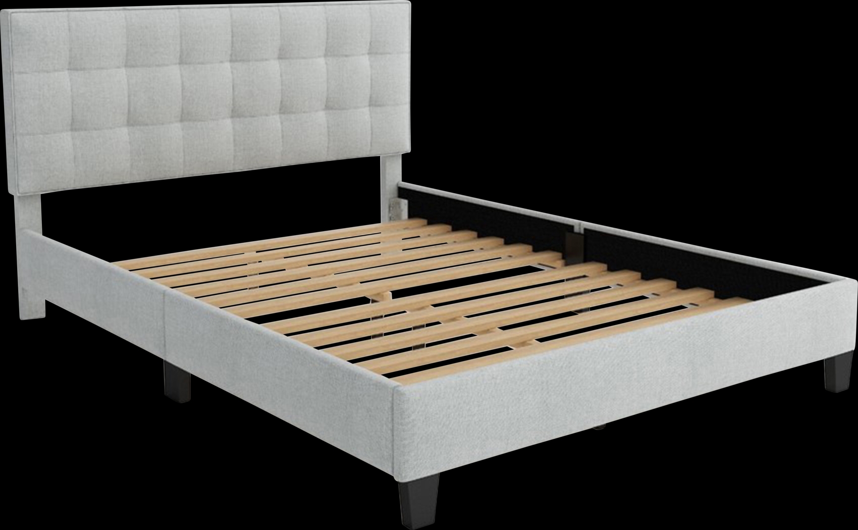 Lousetown Gray King Bed - Thumbnail - Image 4